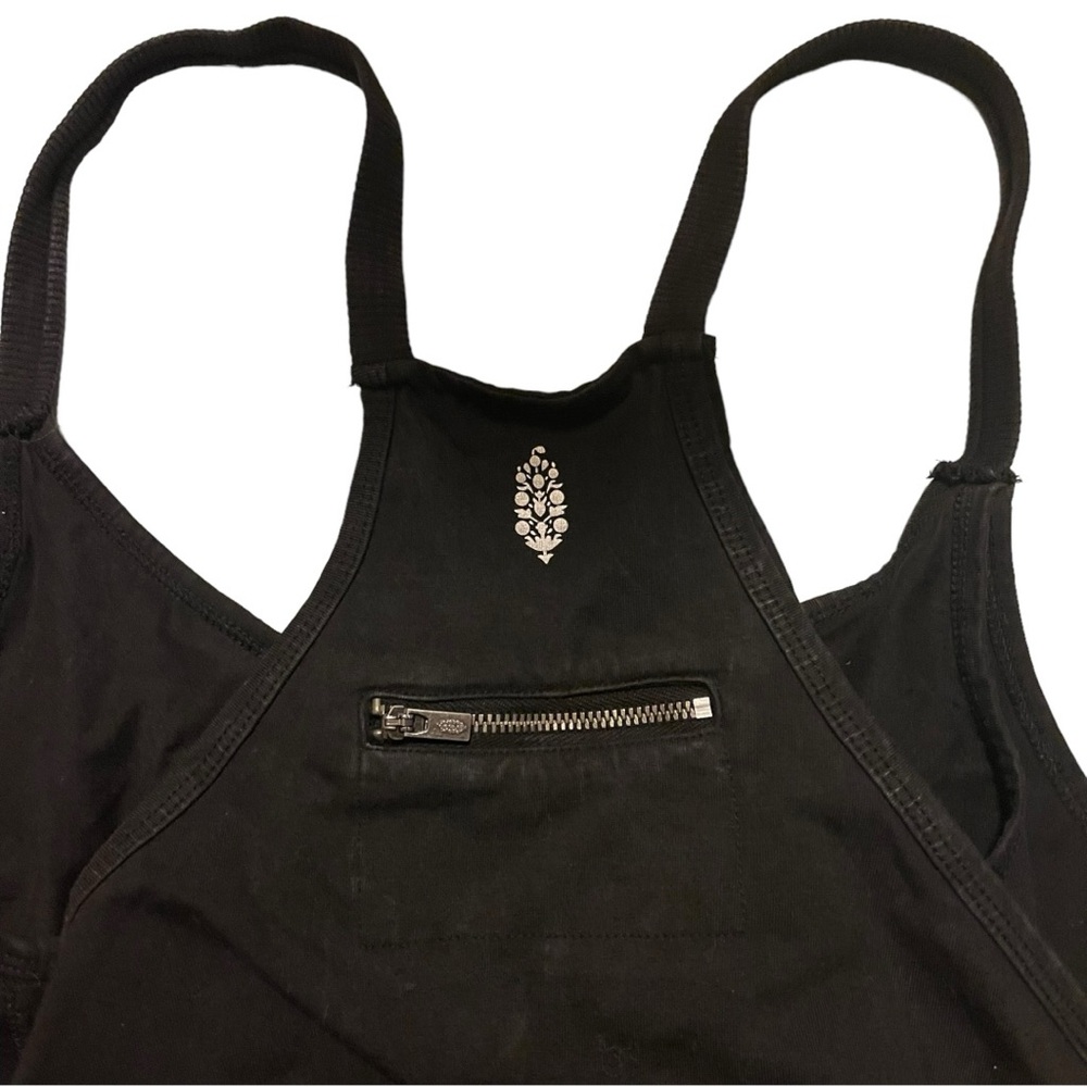 NEW Free People Movement Hot Shot Mini Dress Black - Picture 7 of 11